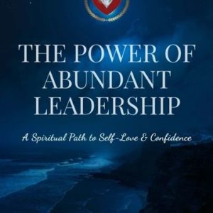 A book cover with the title of the power of abundant leadership.